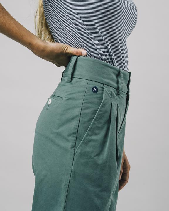 Pleated Pants Green 4