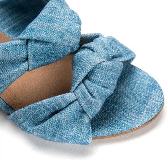 Sandale Mit Absatz Jackie Blau 3