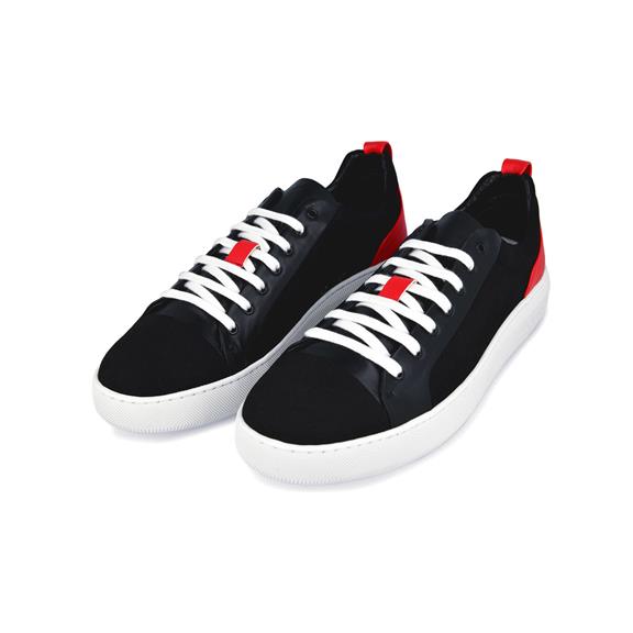 Nikola Sneaker Zwart & Rood 2