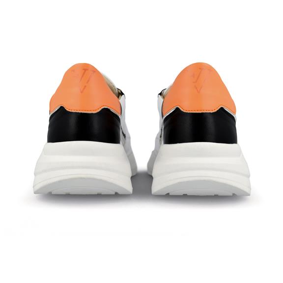 Goodall Sneaker White, Black & Orange 3