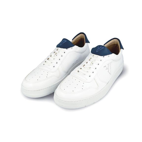 Davis Sneaker Wit & Navy 2