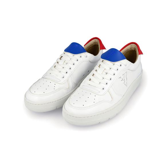 Davis Sneaker Wit, Rood & Blauw 2