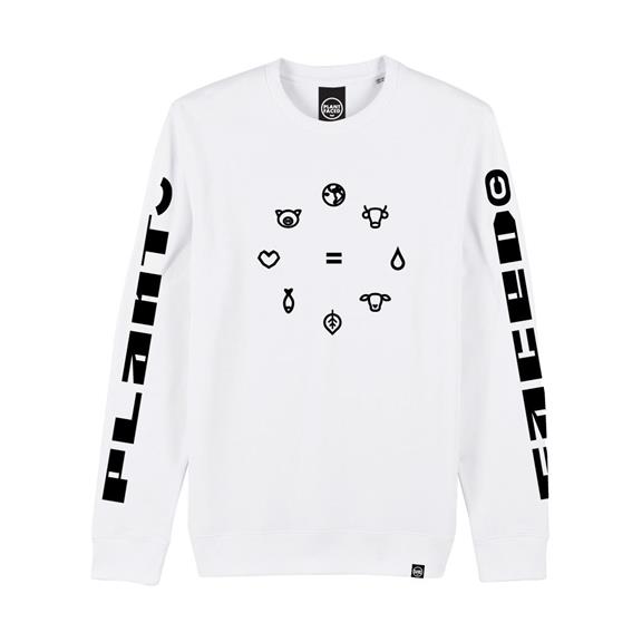 Equal Beings Sweater - White - Organic X Recycled 9