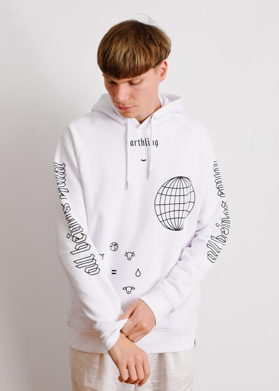Earthling - Hoodie - Wit - Organic X Recycled 3