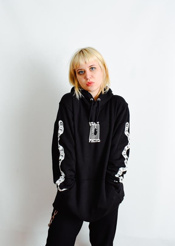 Make The Connection Hoodie - Black 8