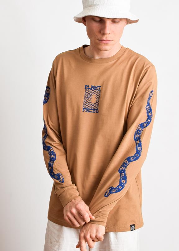 Make The Connection Long Sleeve - Beige 2