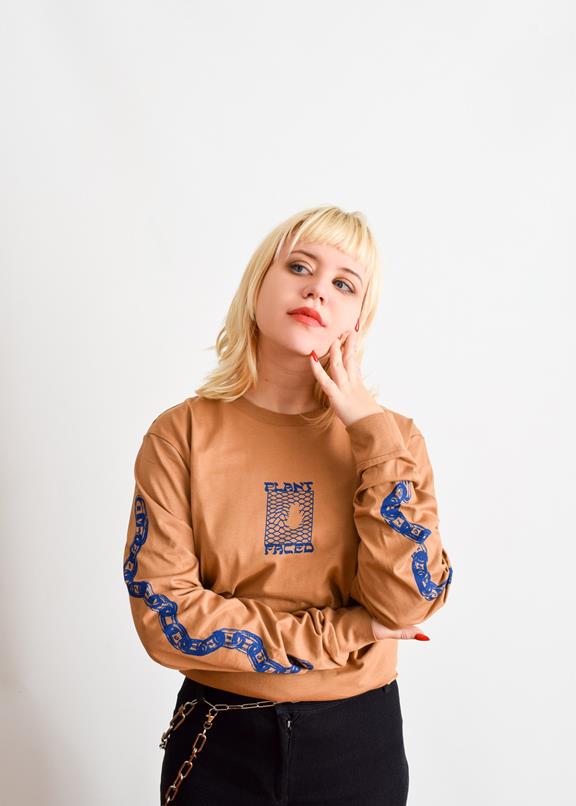 Make The Connection Long Sleeve - Beige 5