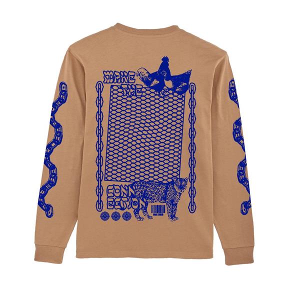 Make The Connection Long Sleeve - Beige 10