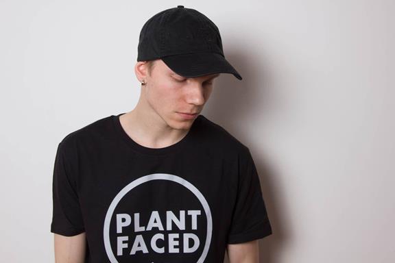 Plant Faced Dad Hat Black 3