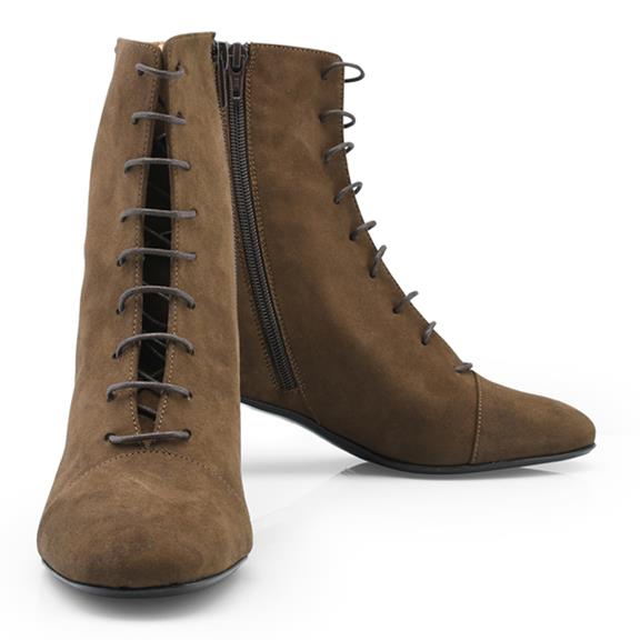 Carlotta Lace-Up Boots - Brown 3