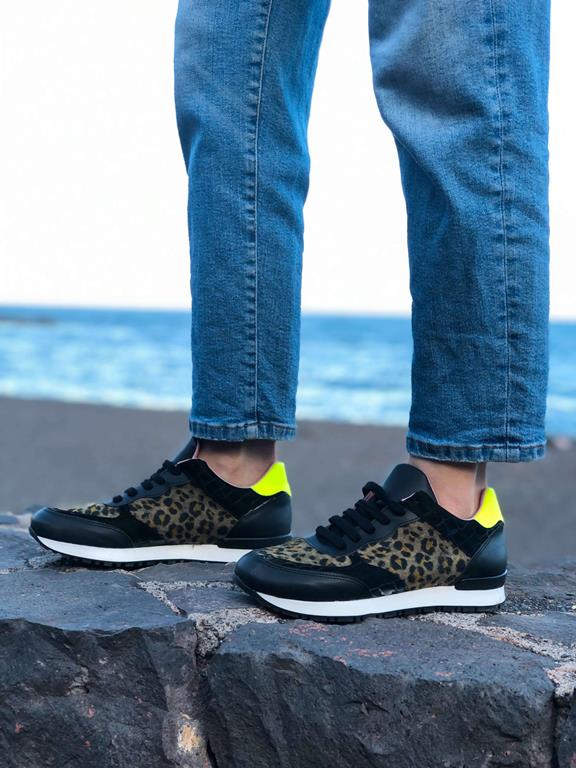 Sneakers Urban Leopard Black 5
