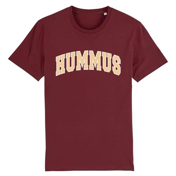 T-Shirt Hummus Bordeauxrood 1