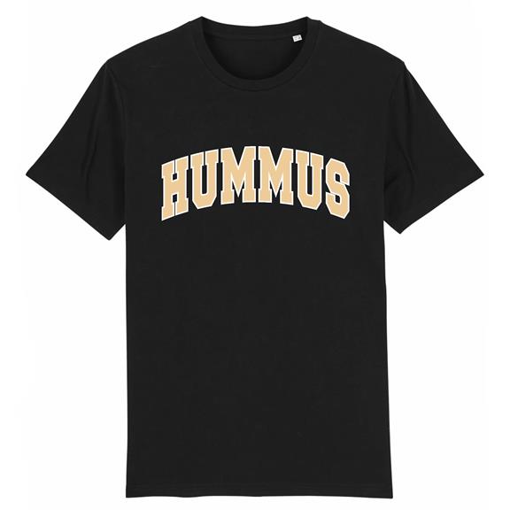 T-Shirt Hummus Zwart 1