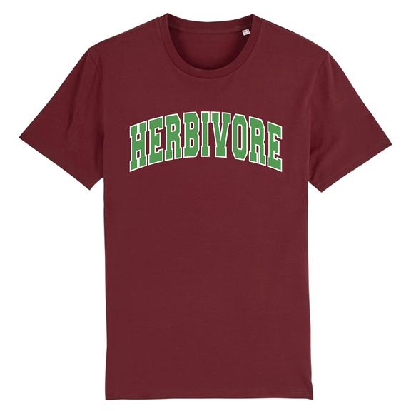 T-Shirt Herbivore Bordeauxrood 1