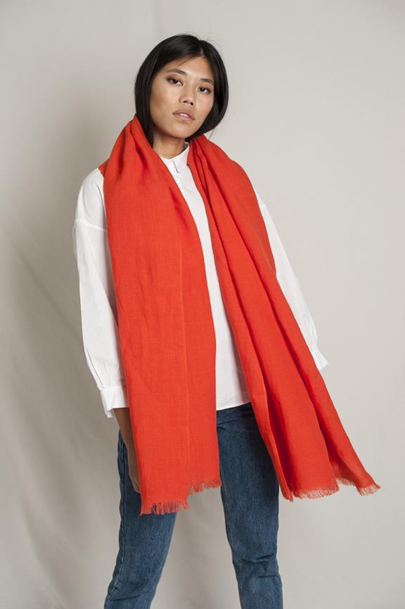 Scarf Sylvie Red from Shop Like You Give a Damn