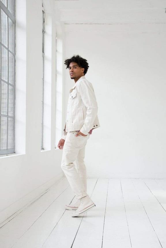Jeans Jim Tapered Off White 6