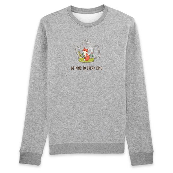 Sweatshirt Be Kind Grau 1