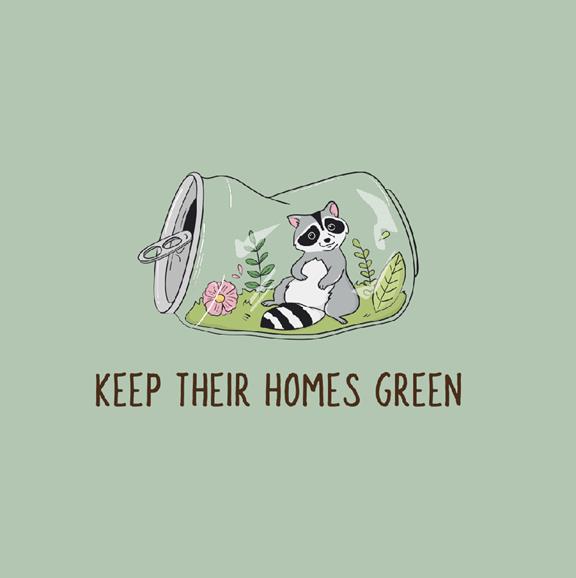 Hoodie Green Homes Wit 3