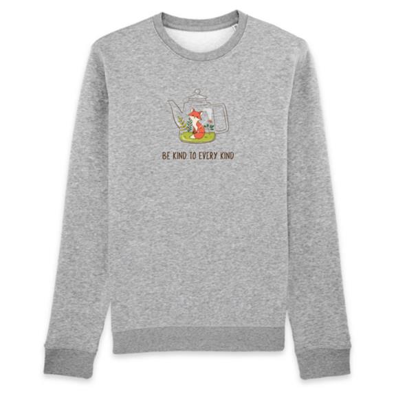 Sweatshirt Be Kind Grau 4