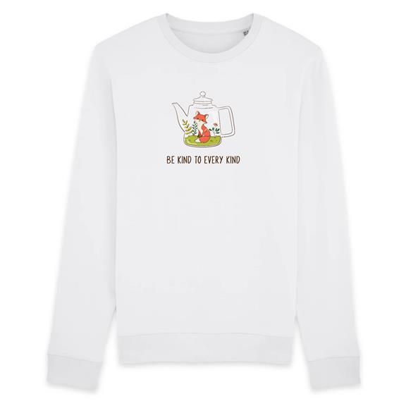 Sweatshirt Be Kind White 4