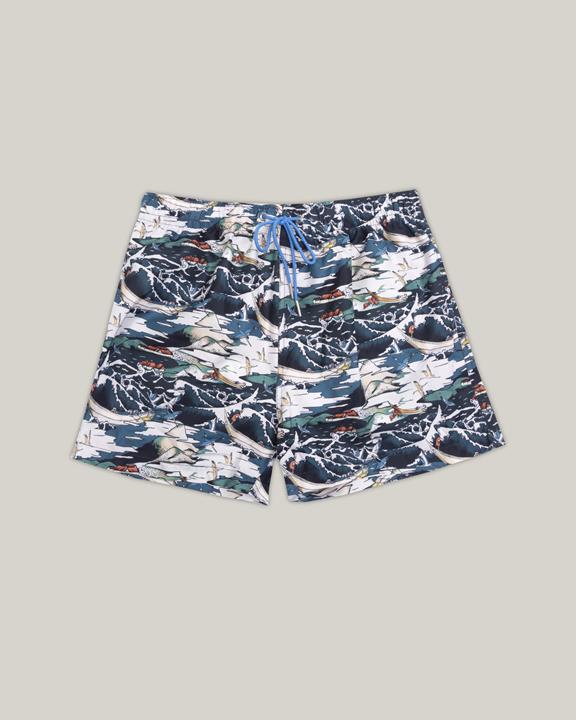 Swim Shorts Tide Print 1
