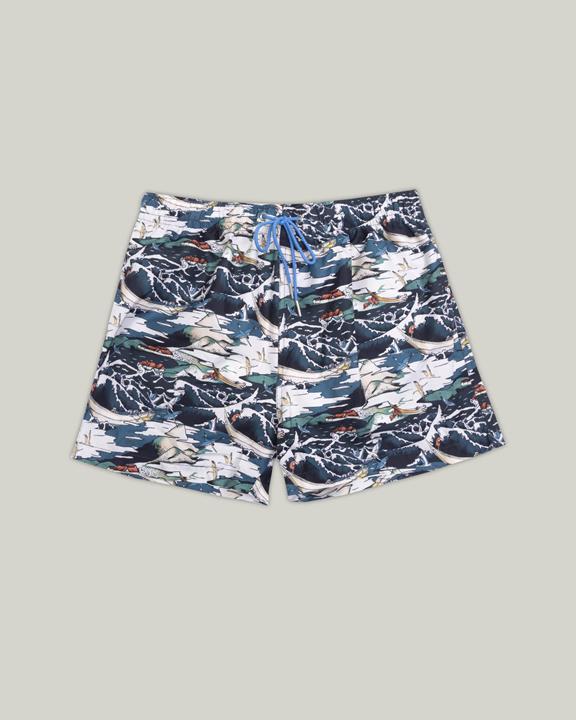 Swim Shorts Tide Print 3