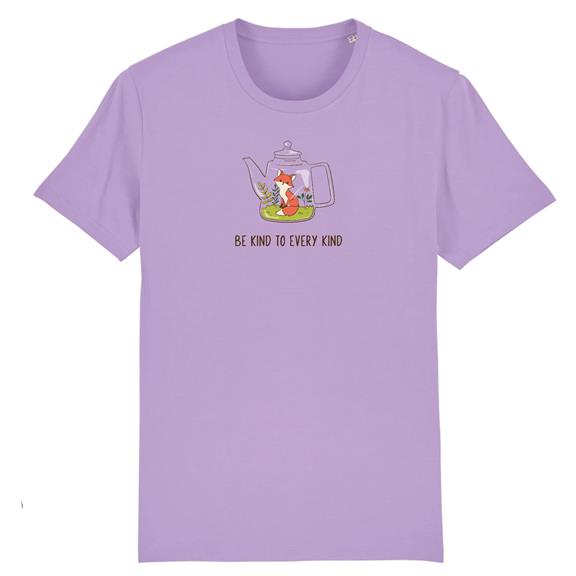 T-Shirt Sei Freundlich Lavendel Kind 1