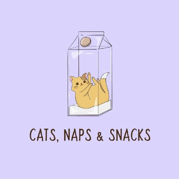 Hoodie Katzen, Naps & Snacks Grau 2