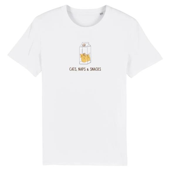 T-Shirt Chats, Siestes & Goûters Blanc 1