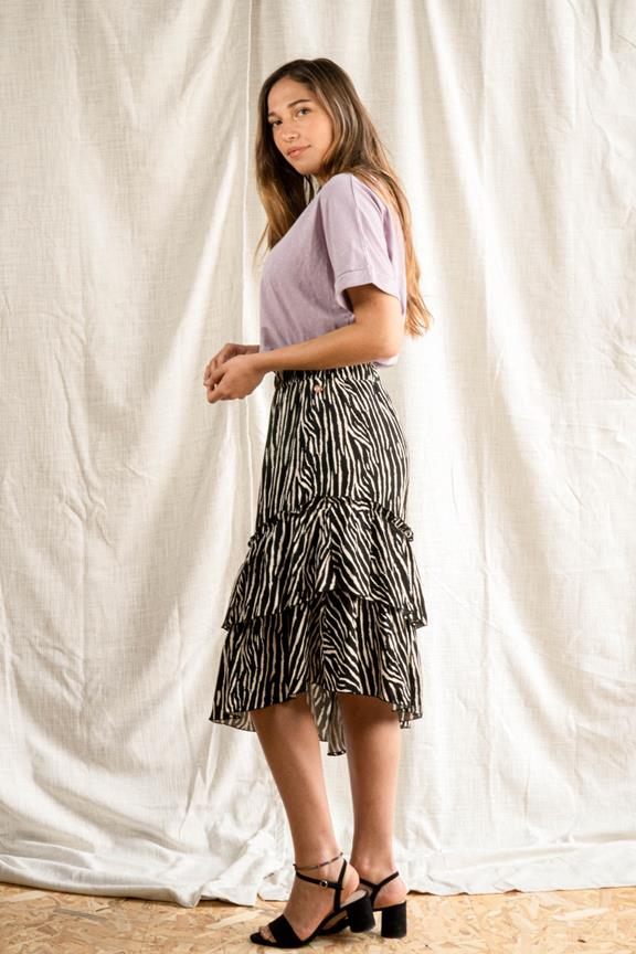 Midi Skirt Fleur Zebra 2