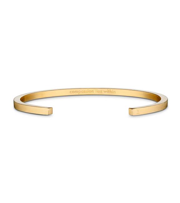 Gold Bangle With Gold & Tan Classic Watch 4