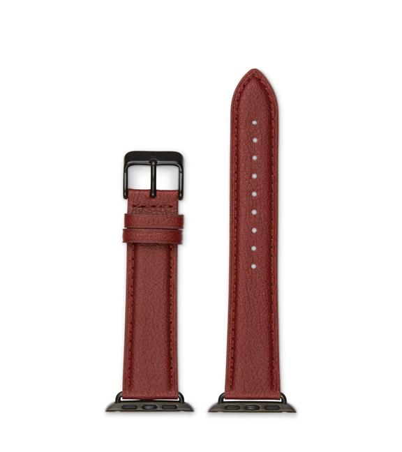 Watch Strap Apple Skin Red & Space Grey 5