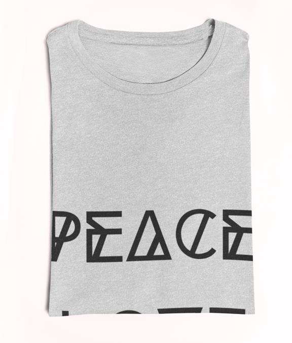 Dress Peace Love Vegan Light Grey 1