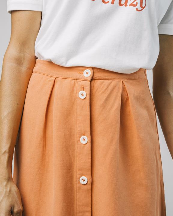 Midi Skirt Mandarine Orange 3