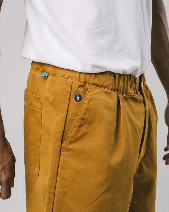 Oversized Shorts Ocher Yellow 3