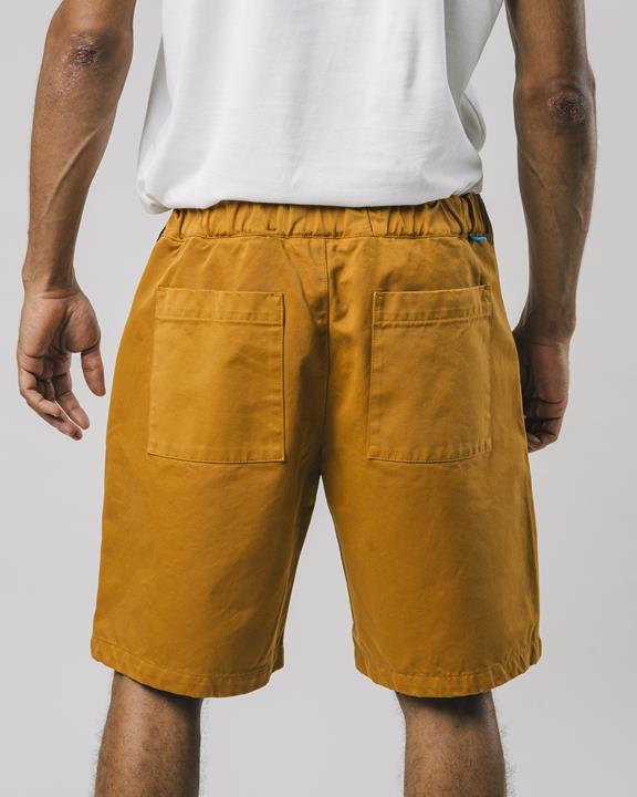 Oversized Shorts Ocher Yellow 4