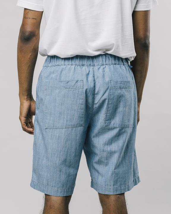 Oversize-Shorts Hellblau 4