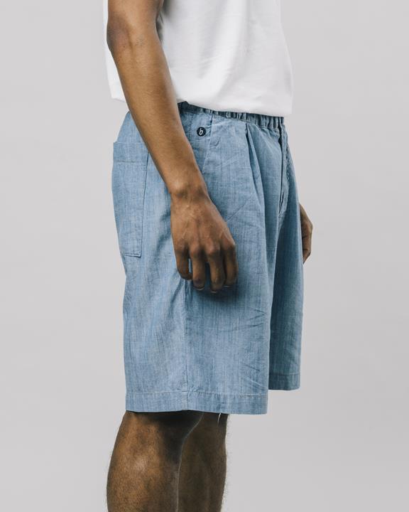 Oversize-Shorts Hellblau 5