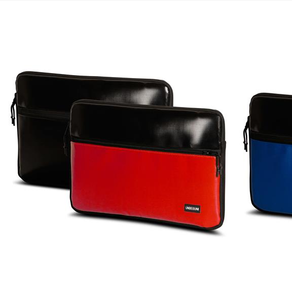 Laptop Sleeve With Front Pocket Black/Red 3