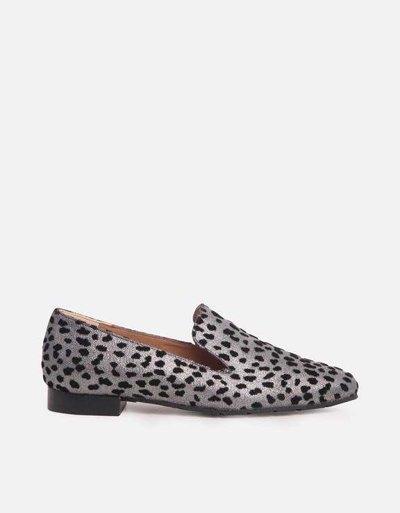 Leopard Loafers Zilver 1