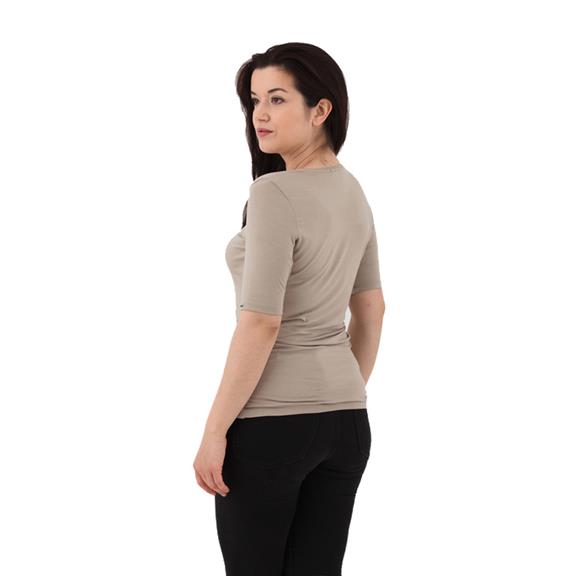 Short Sleeve Top The Original Taupe 2