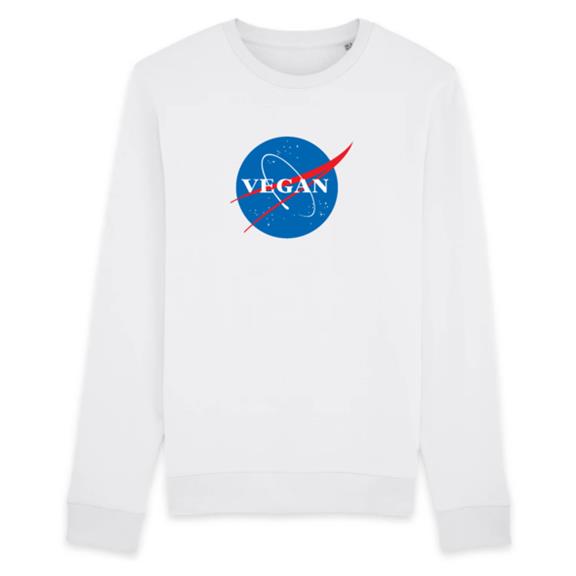 Sweatshirt Vegan Nasa White 4