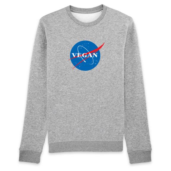 Sweatshirt Vegan Nasa Grey 3