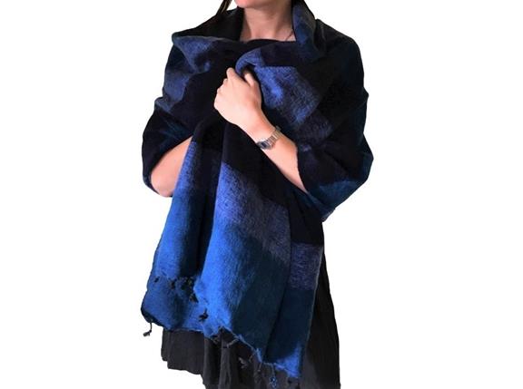 Sjaal Fuli Blauw 2