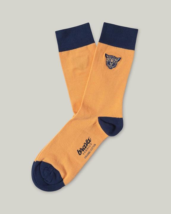 Socks Lion Orange 2