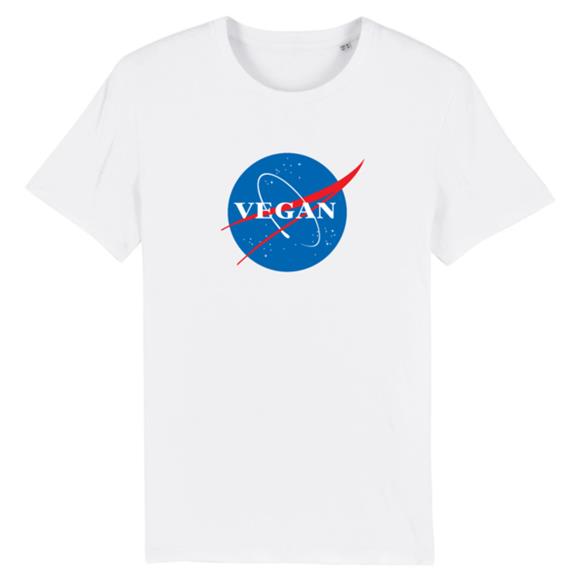 T-Shirt Vegan Nasa Wit 4