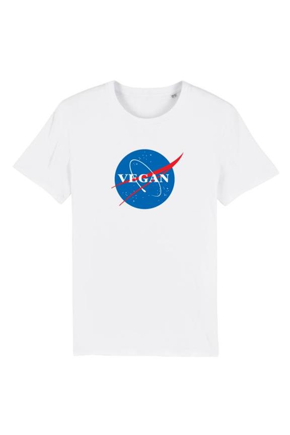 T-Shirt Vegan Nasa Wit 5