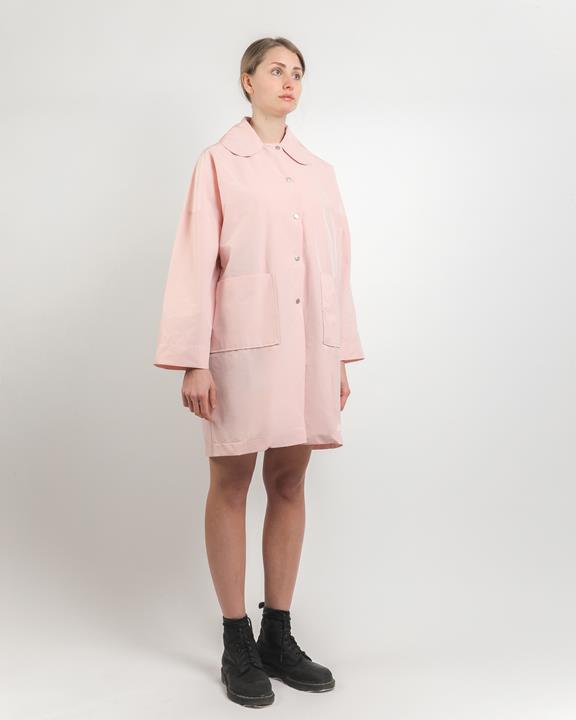 Rain Coat Latte Pink 2