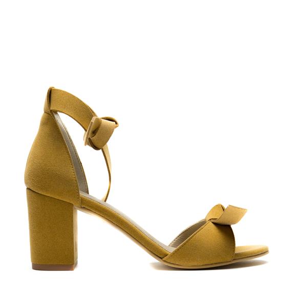Heeled Sandals Estela Yellow 1