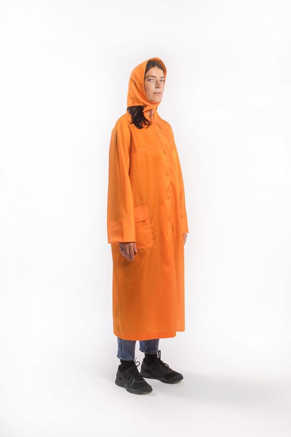 Rain Coat Orange 2
